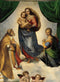 pintura Madonna Sixtina - Rafael