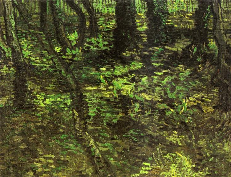 pintura Maleza Con Ivy - Vincent Van Gogh