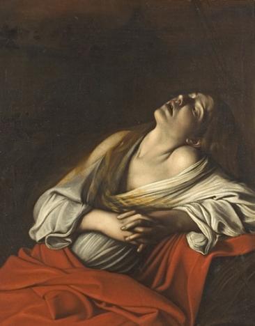 pintura María Magdalena En Éxtasis - Caravaggio
