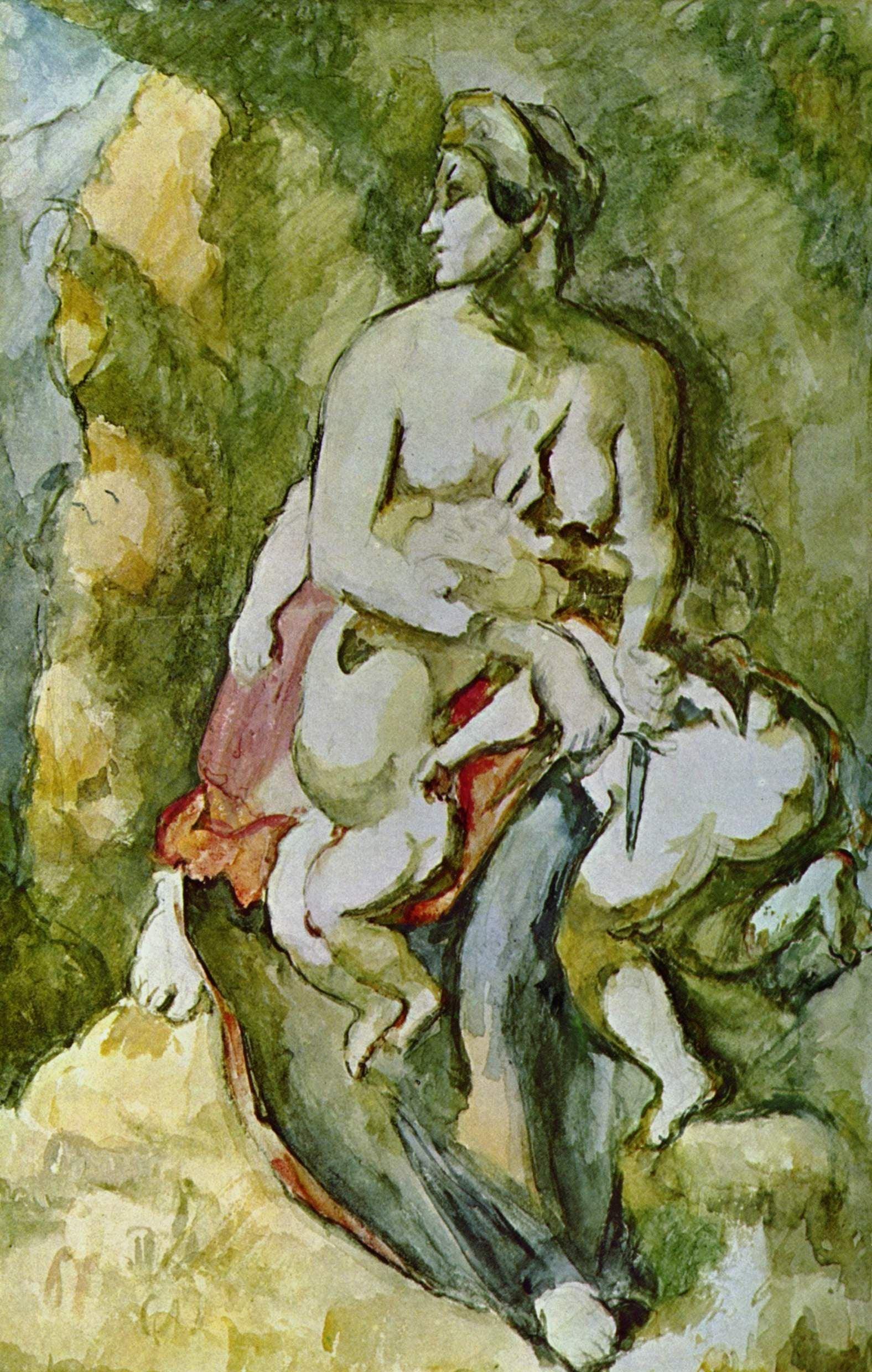 pintura Medea - Paul Cezanne