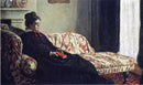 pintura Meditación, Madame Monet Sentada En Un Sofá - Claude Monet