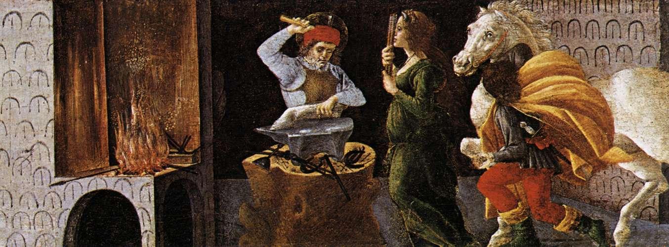 pintura Milagro De San Eligio (Retablo De San Marco) - Sandro Botticelli