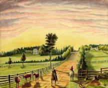 pintura Monte Edward Road - Robert Harris