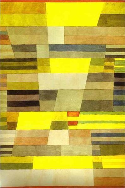 pintura Monumento - Paul Klee