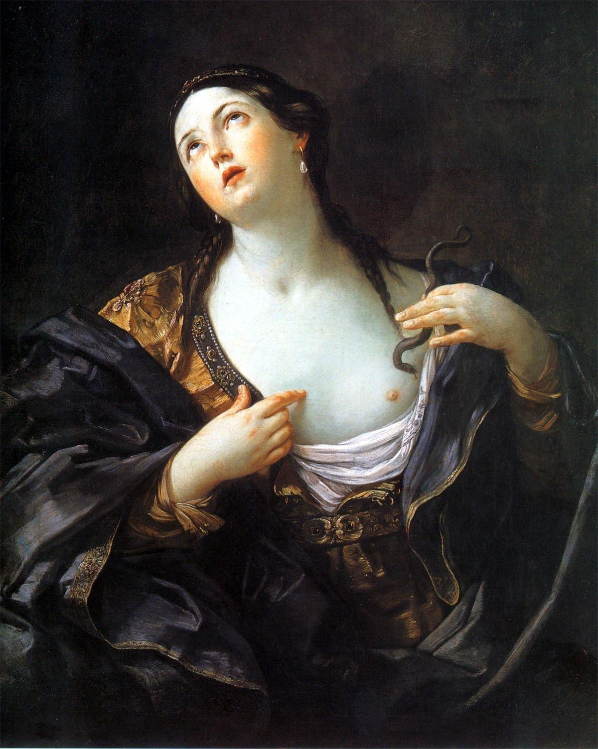 pintura Muerte De Cleopatra - Guido Reni