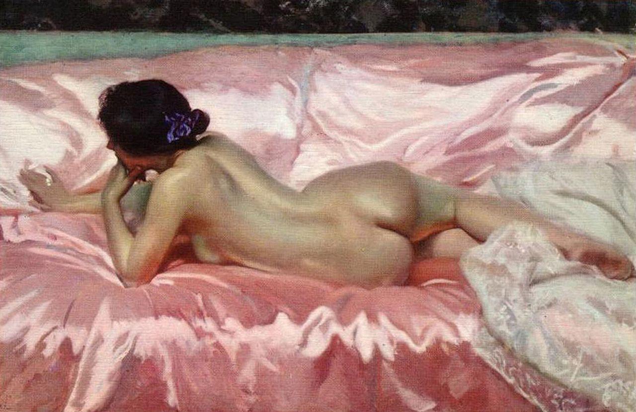 pintura Mujer Desnuda - Joaquin Sorolla
