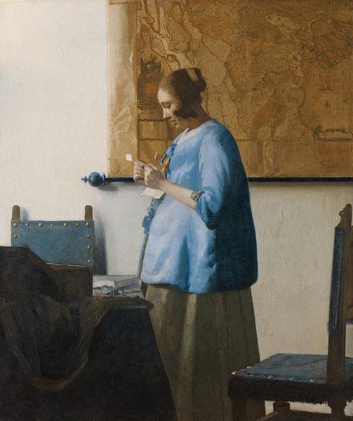 pintura Mujer Leyendo Una Carta - Johannes Vermeer