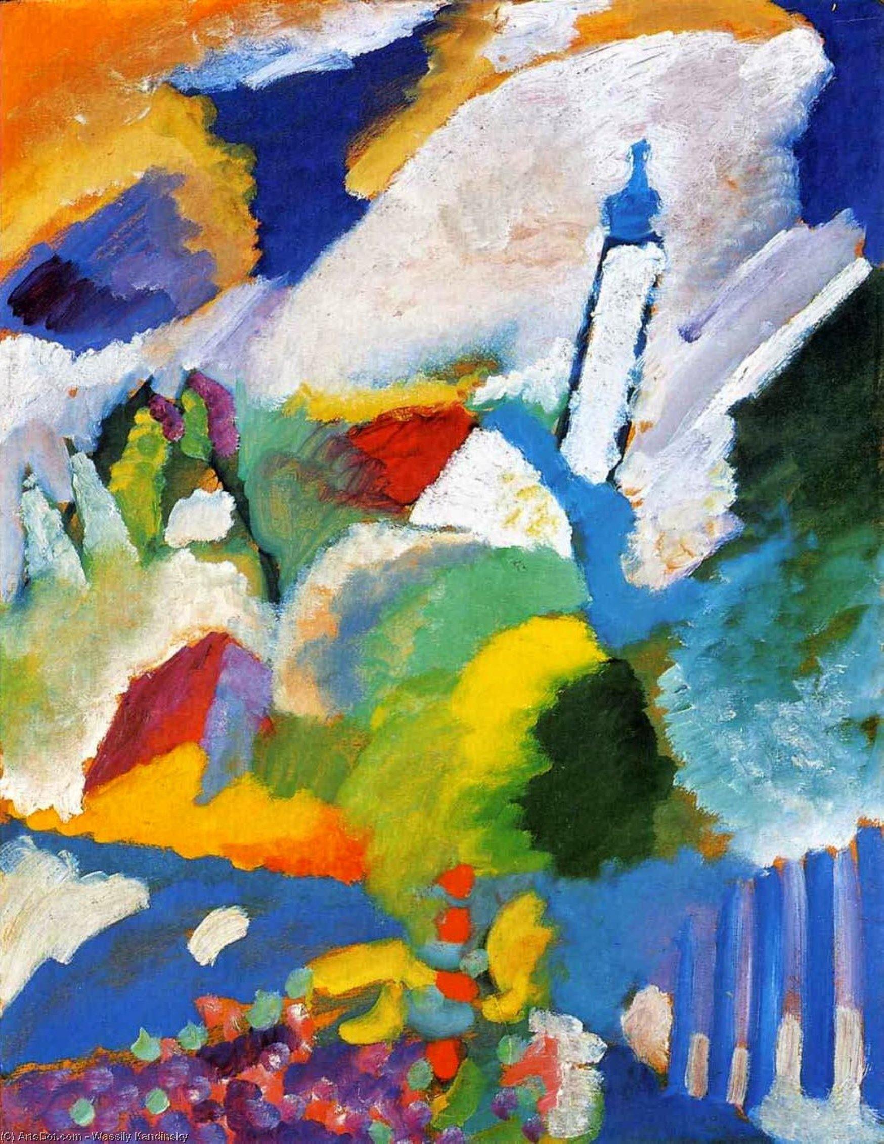pintura Murnau Con Iglesia I - Wassily Kandinsky
