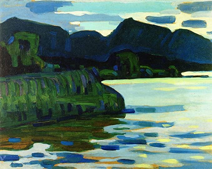 pintura Murnau, Costa II - Wassily Kandinsky