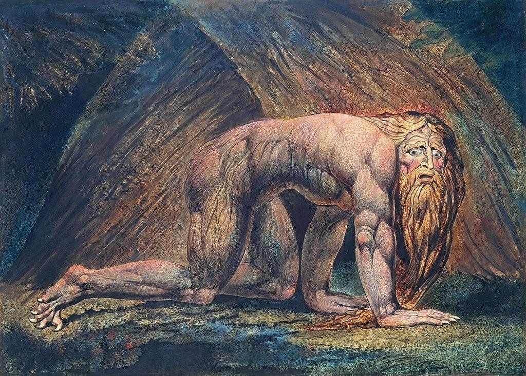 pintura Nabucodonosor - William Blake