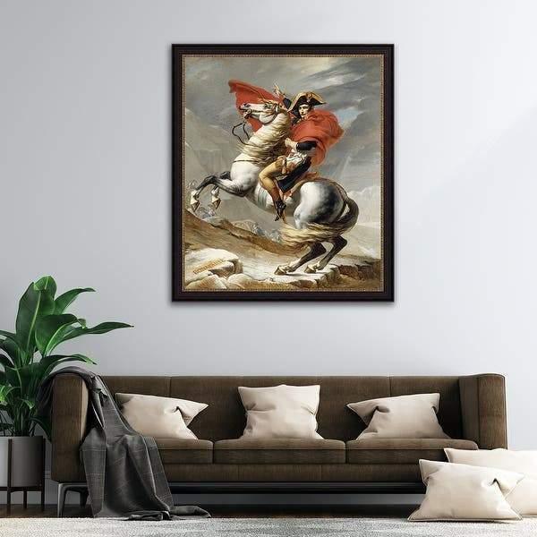 pintura Napoleón Cruzando Los Alpes - Jacques-Louis David