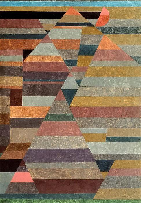 pintura Necrópolis - Paul Klee