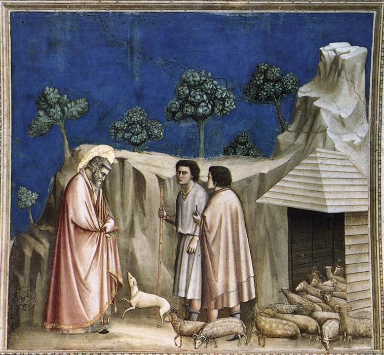 pintura No. 2 Escenas De La Vida De Joachim, Joachim Entre Los Pastores - Giotto Di Bondone