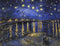 pintura Noche Estrellada Sobre El Ródano - Vincent Van Gogh