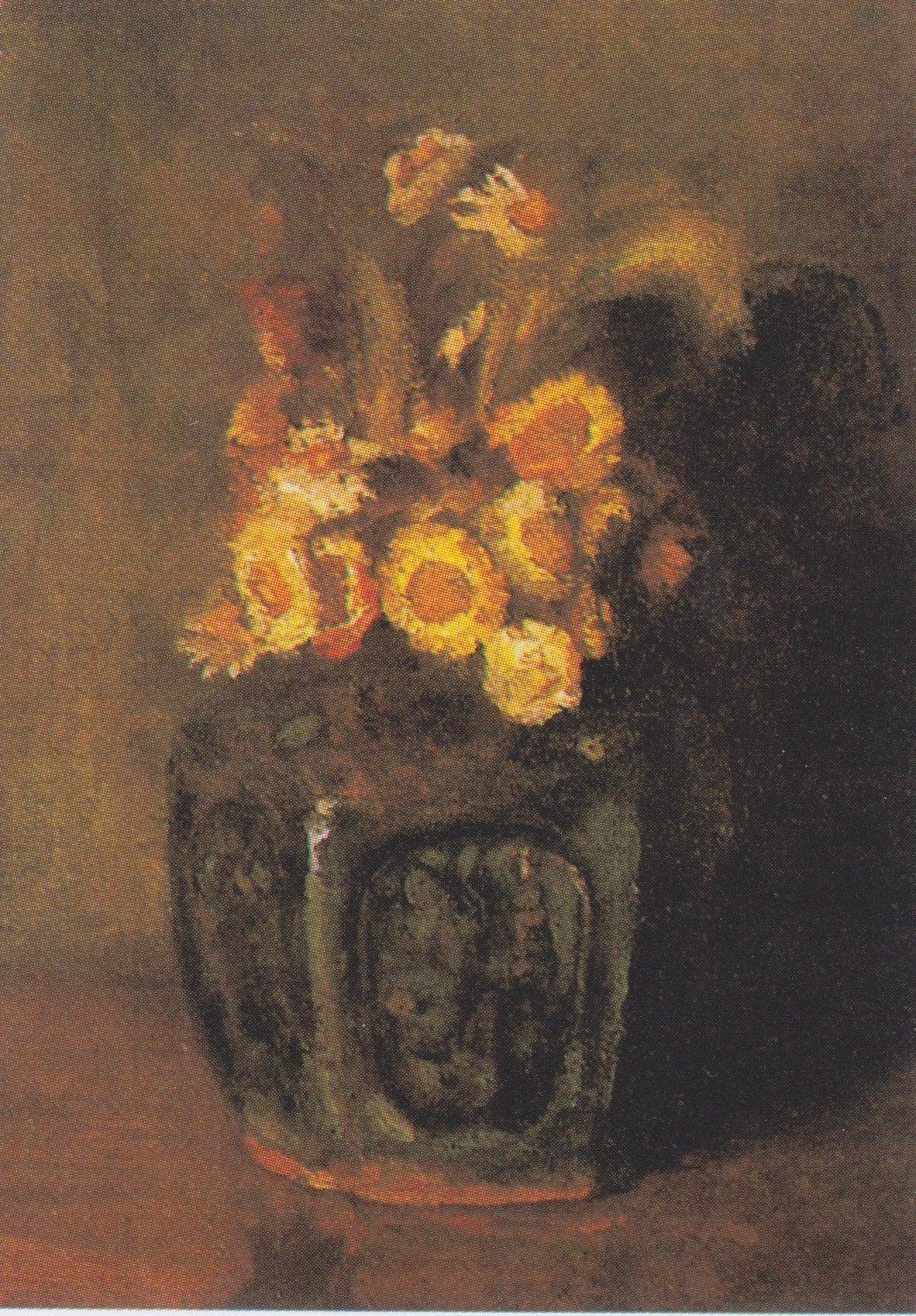 pintura Olla De Jengibre Con Crisantemos - Vincent Van Gogh