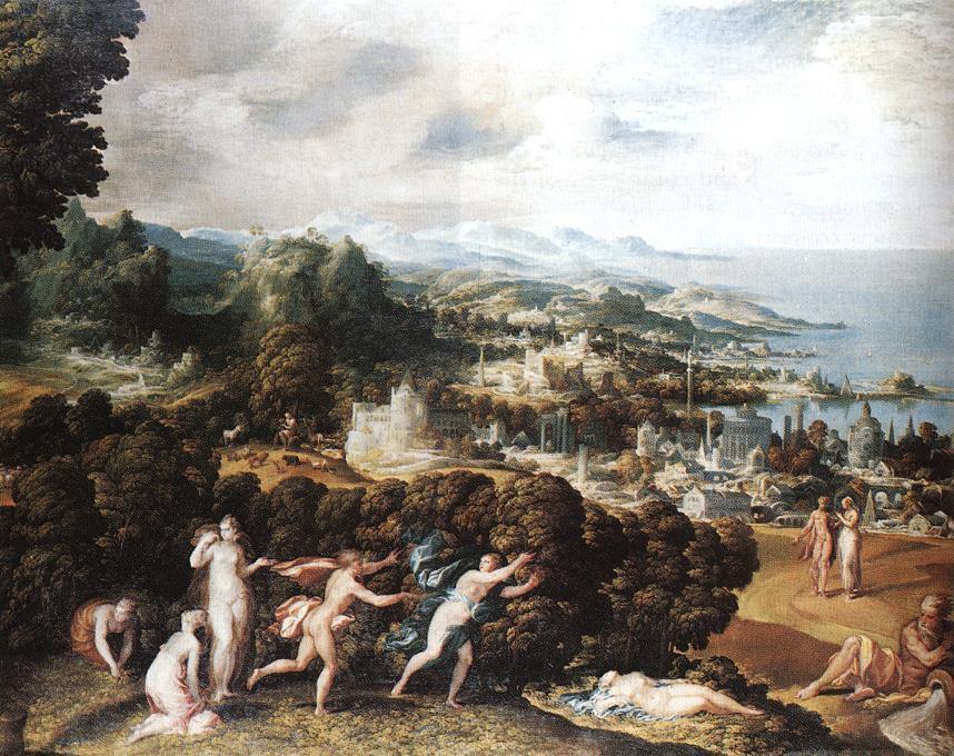 pintura Orfeo Y Eurídice - Abbate Niccolo dell