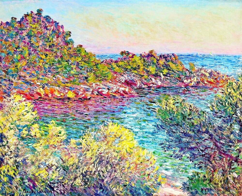 pintura Paisaje Cerca De Montecarlo - Claude Monet