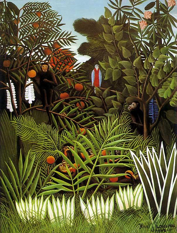 pintura Paisaje Exótico - Henri Rousseau