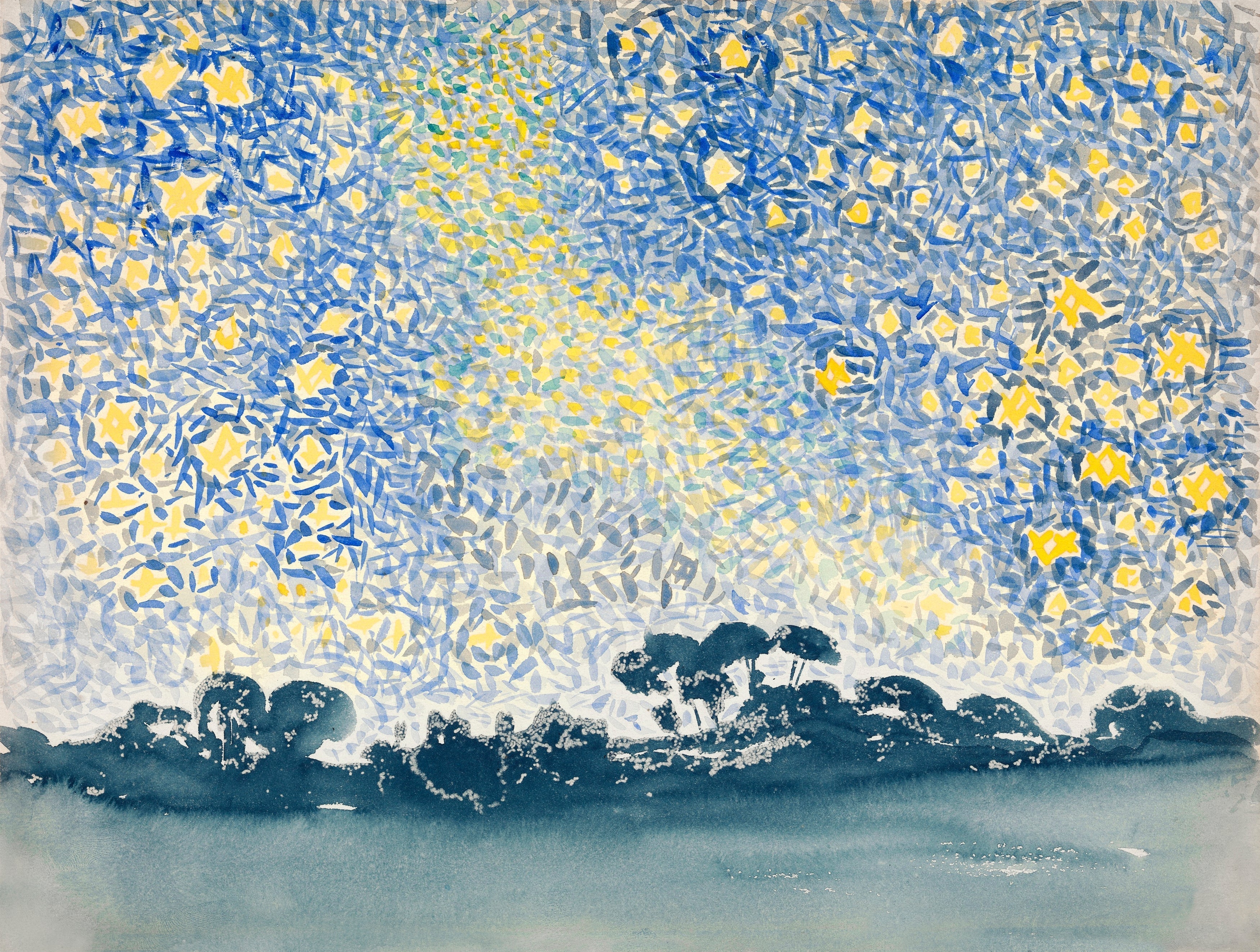 Landscape with Stars