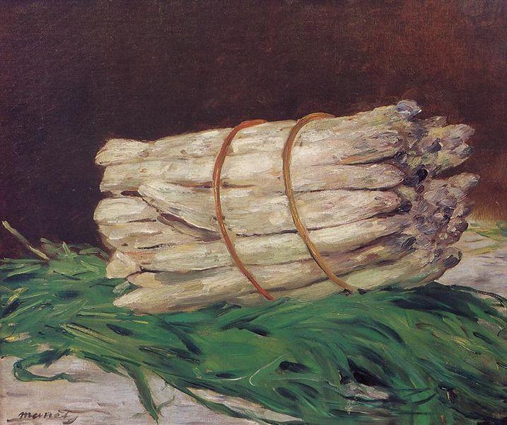 pintura Paquete De Espárragos - Edouard Manet