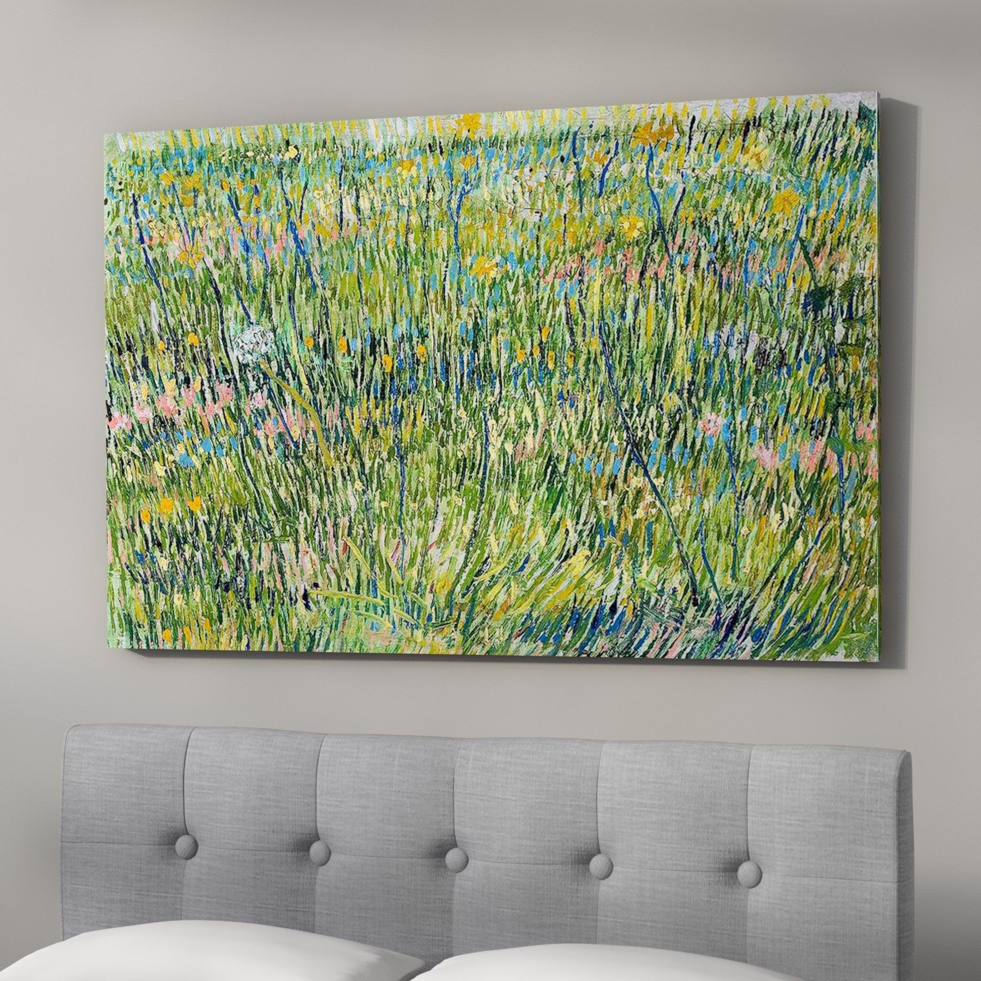 pintura Parche de hierba (Briznas de Hierba) - Vincent van Gogh
