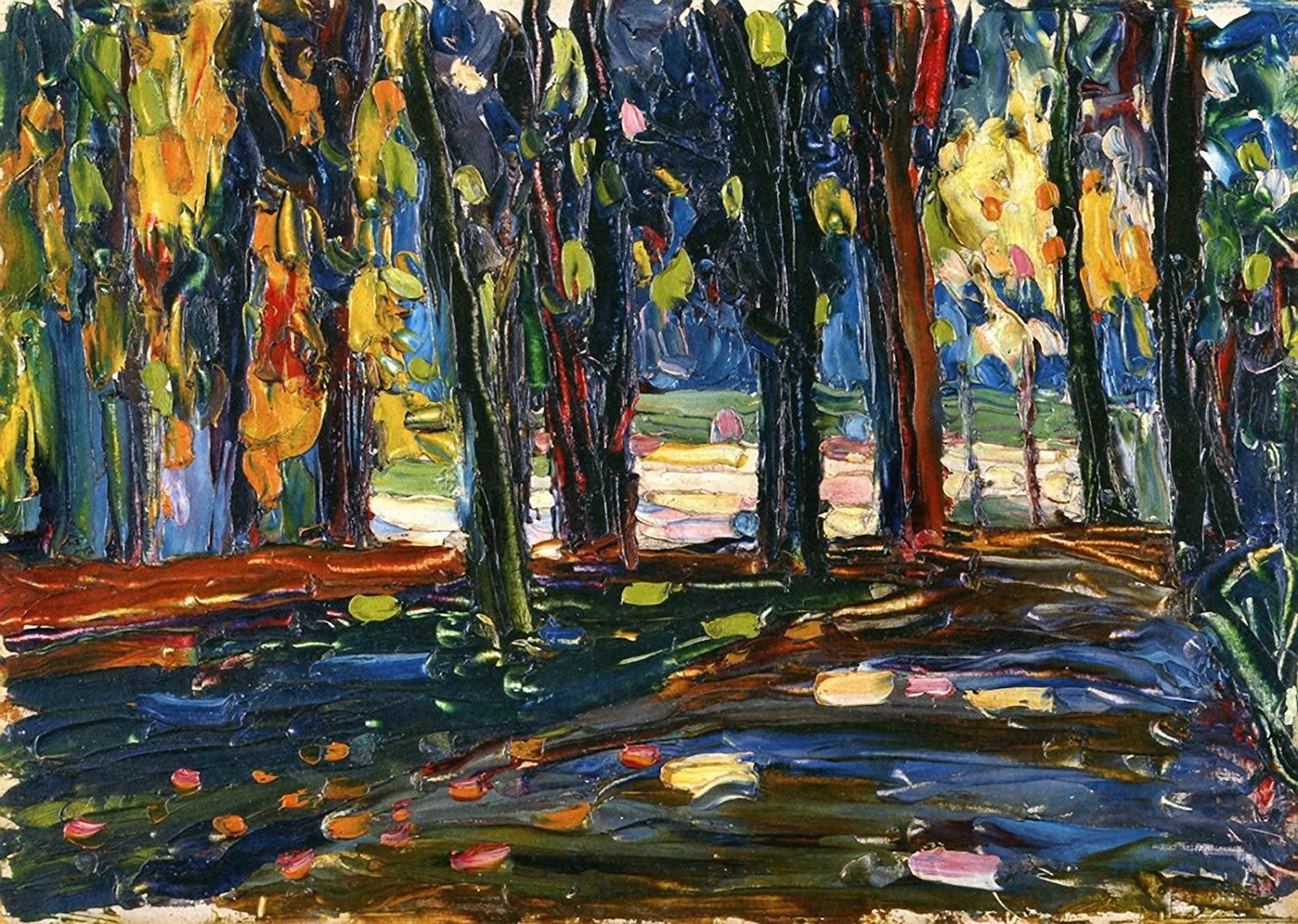 pintura Parque De St. Cloud, Otoño II - Wassily Kandinsky