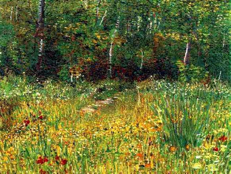 pintura Parque En Asnieres En Primavera - Vincent Van Gogh