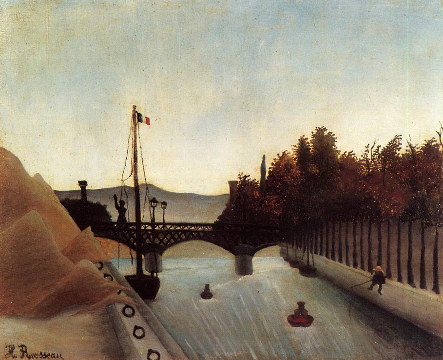 pintura Pasarela En Passy - Henri Rousseau