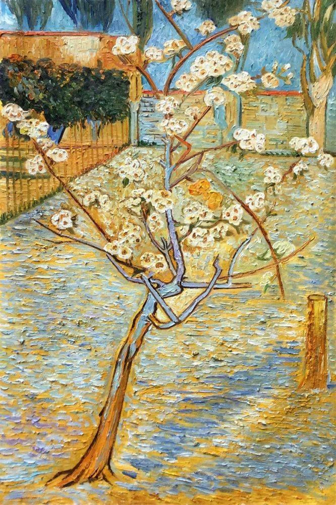 pintura Peral En Flor - Vincent Van Gogh