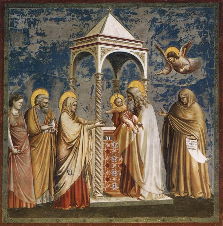 pintura Presentación De Cristo En El Templo - Giotto Di Bondone