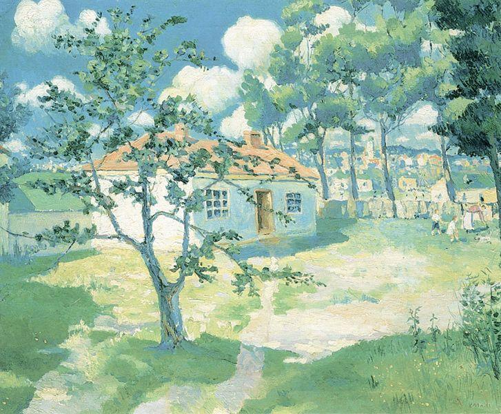 pintura Primavera - Kazimir Malevich