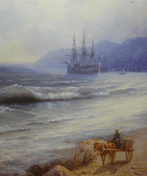 pintura Prisa - Ivan Aivazovsky