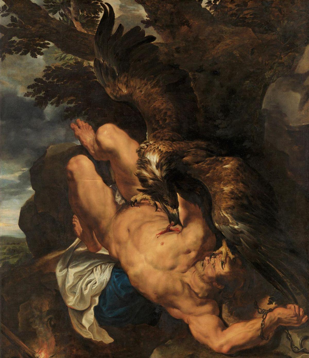 pintura Prometeo Encadenado - Peter Paul Rubens