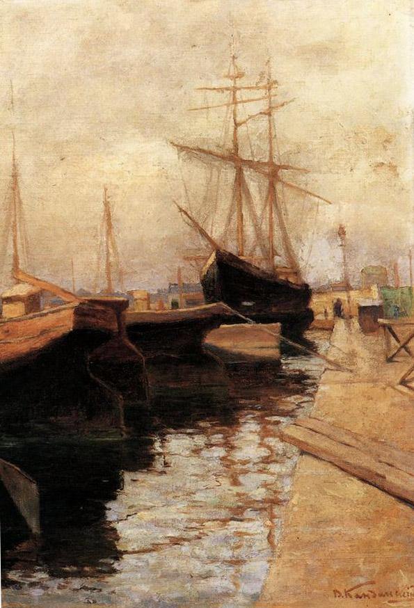 pintura Puerto De Odessa - Wassily Kandinsky
