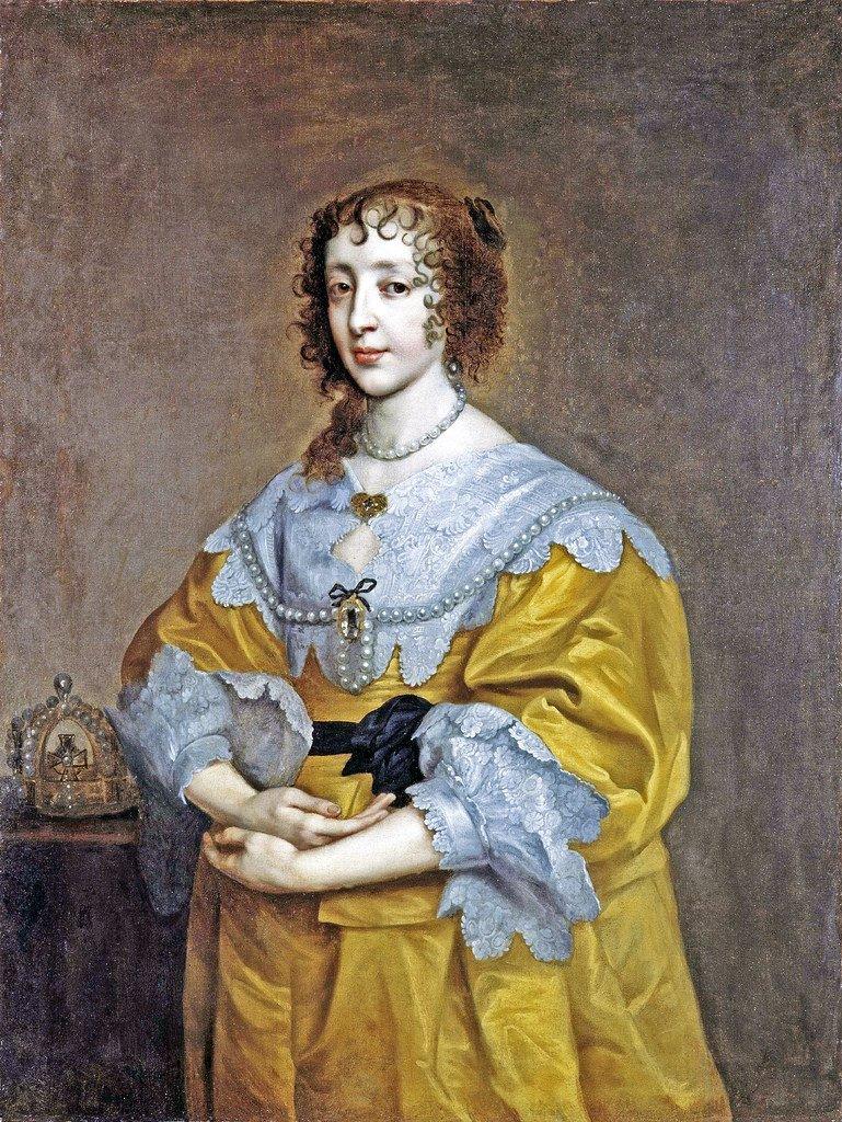 pintura Reina Henrietta Maria - Anthony Van Dyck