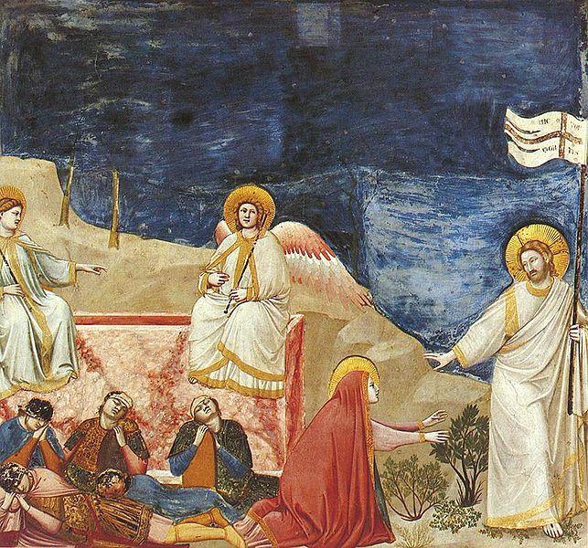 pintura Resurrección - Giotto Di Bondone