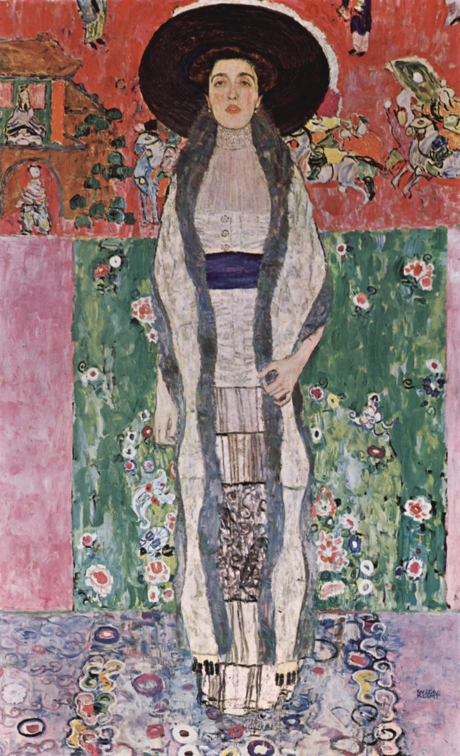 pintura Retrato De Adele Bloch Bauer II - Gustav Klimt