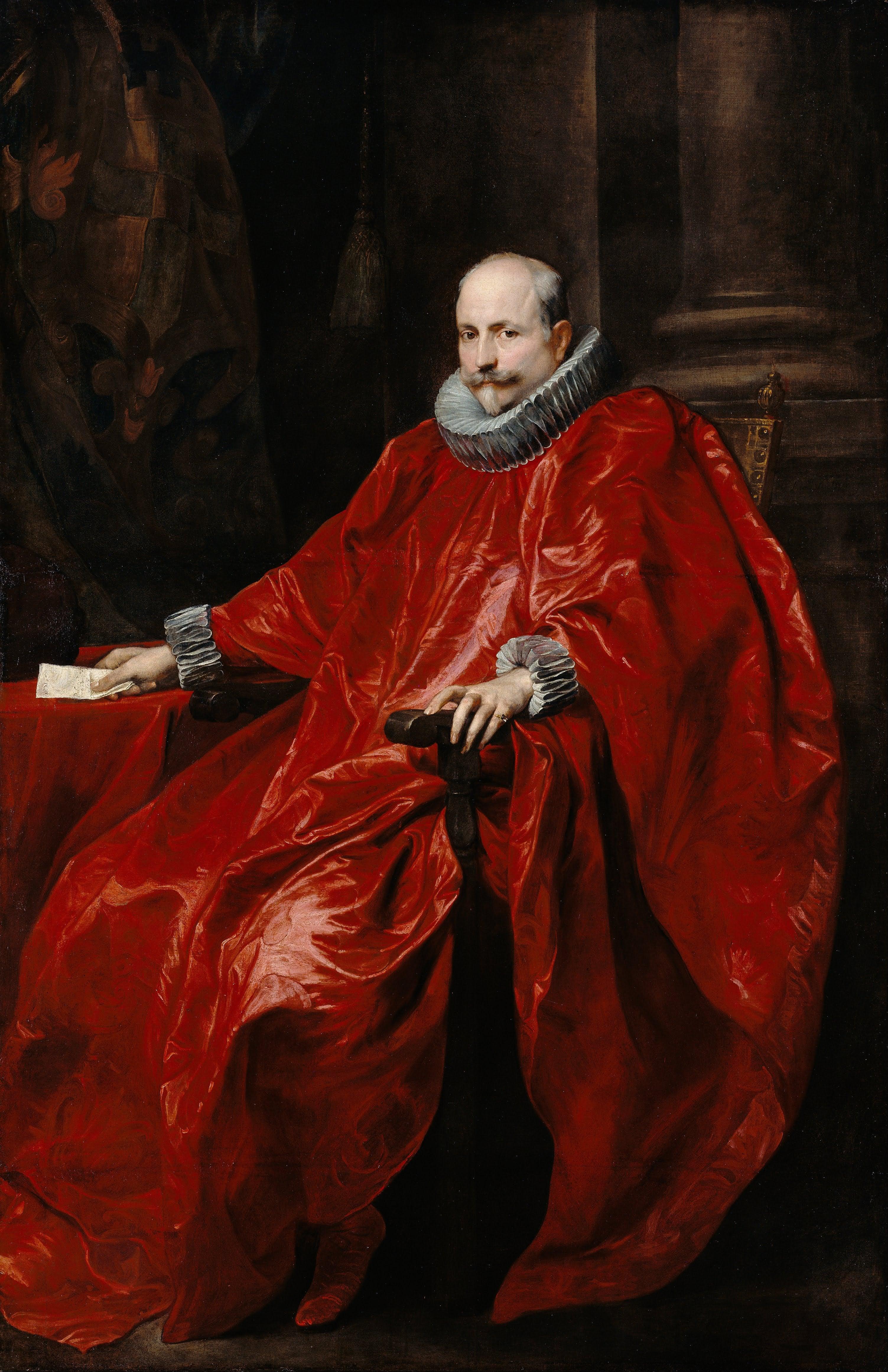 pintura Retrato De Agostino Pallavicini - Anthony Van Dyck