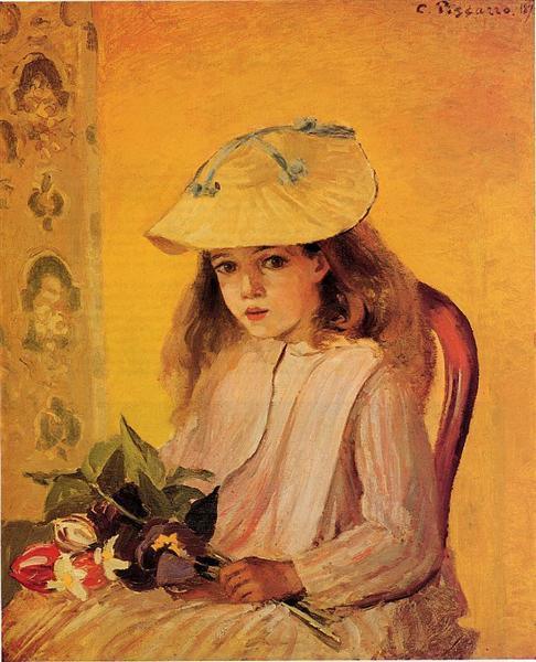 pintura Retrato De Jeanne - Camille Pissarro