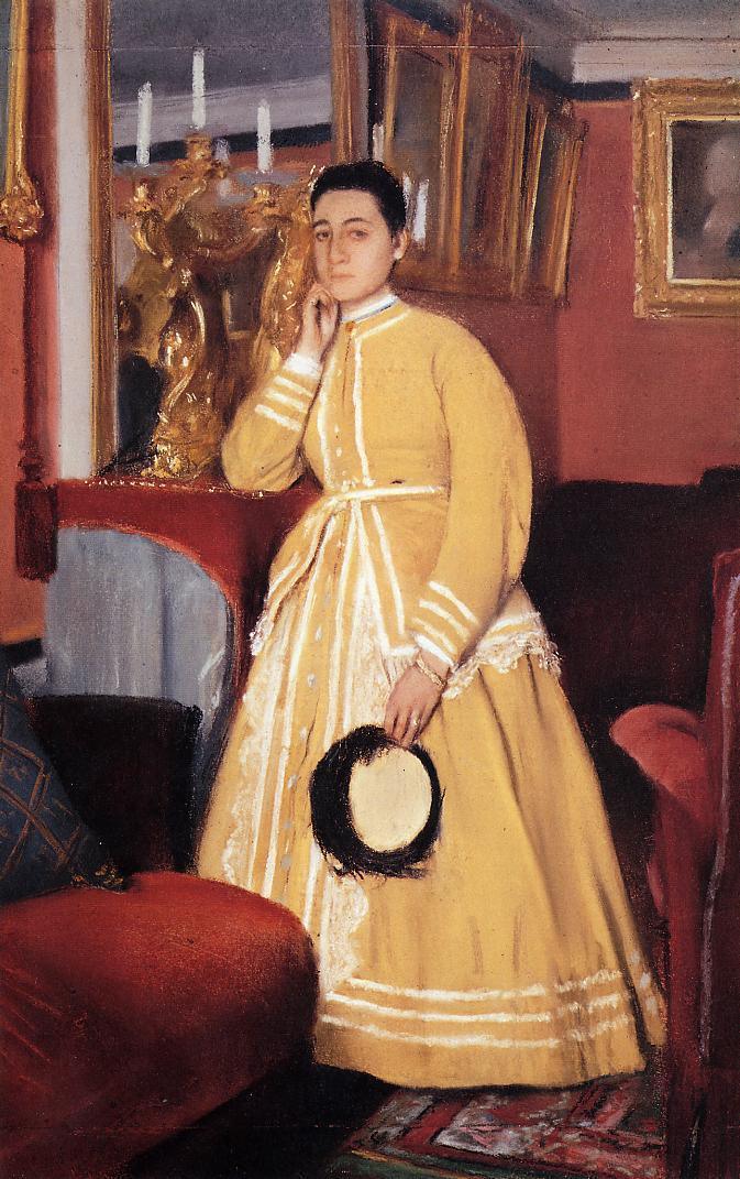 pintura Retrato De Madame Edmondo Morbilli, Nacida Teresa De Gas - Edgar Degas