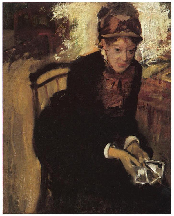 pintura Retrato De Mary Cassatt - Edgar Degas