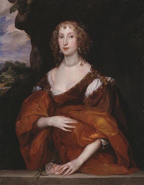 pintura Retrato De Mary Hill, Lady Killigrew - Anthony Van Dyck