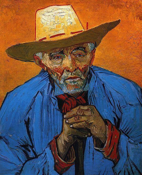 pintura Retrato De Paciencia Escalier - Vincent Van Gogh