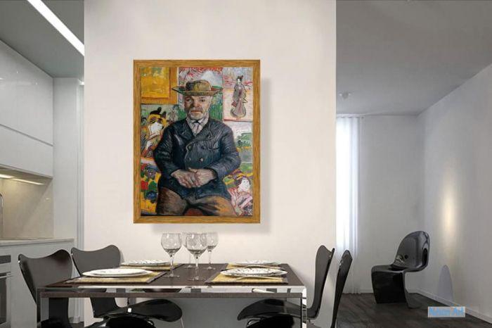 pintura Retrato De Pere Tanguy - Vincent Van Gogh