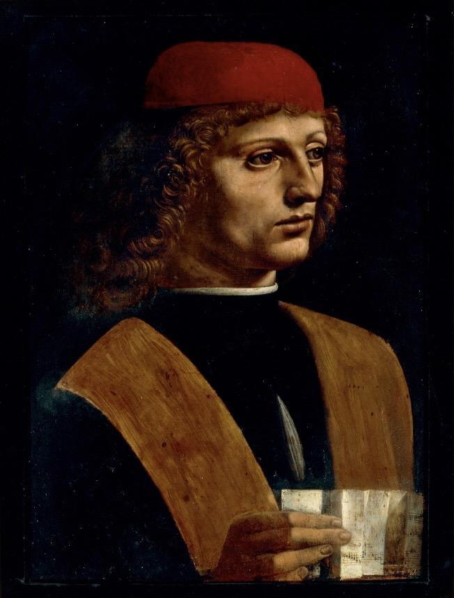 pintura Retrato De Un Músico - Leonardo Da Vinci