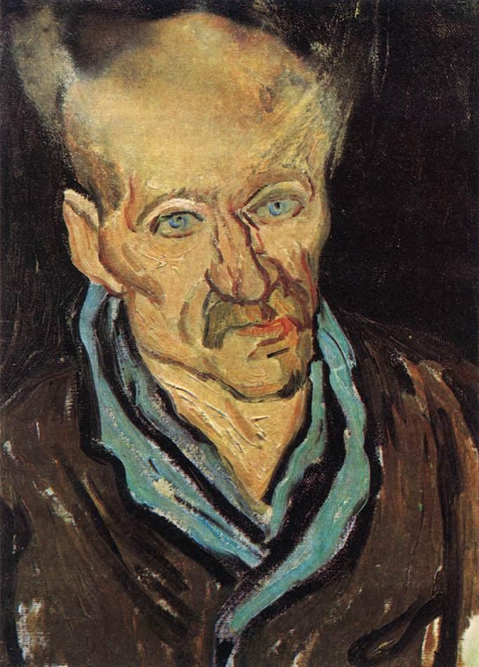 pintura Retrato De Un Paciente En Saint Paul Hospital -Vincent Van Gogh