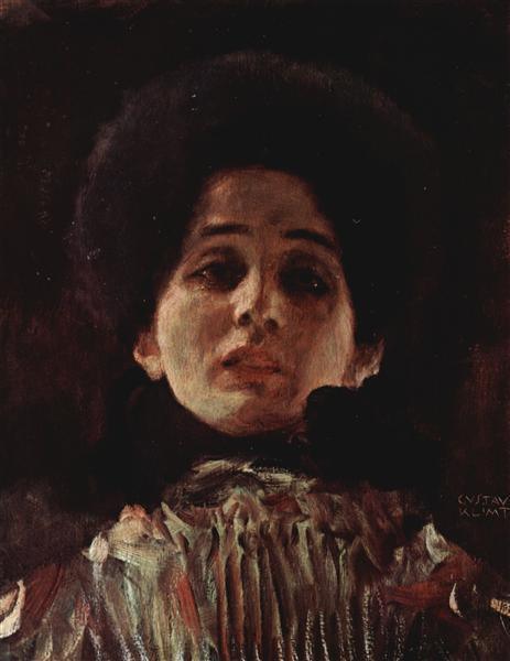 pintura Retrato De Una Mujer - Gustav Klimt