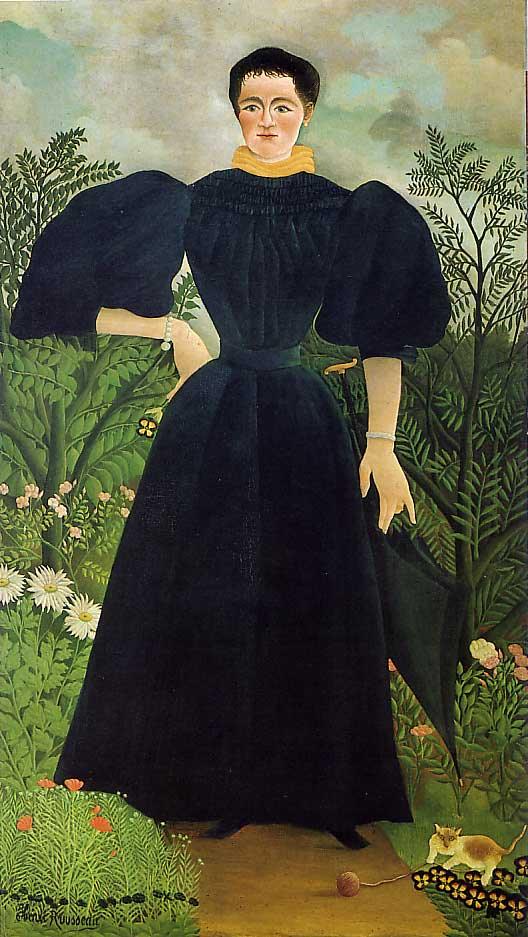 pintura Retrato De Una Mujer - Henri Rousseau