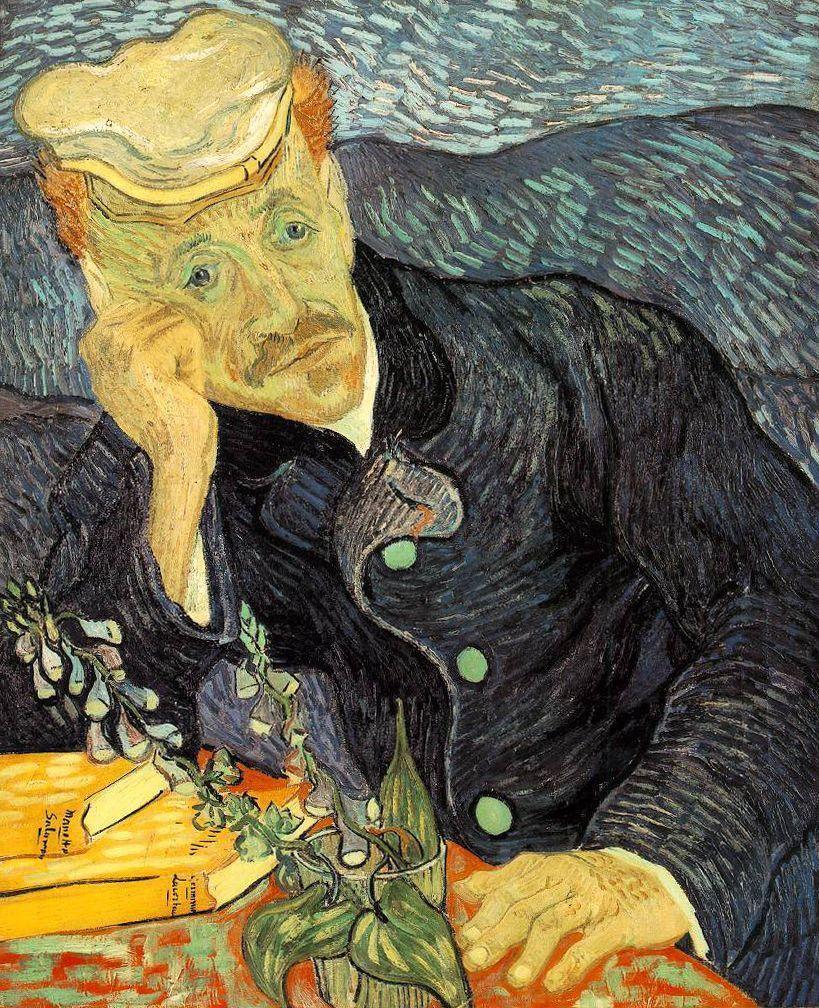 pintura Retrato Del Dr. Gachet - Vincent Van Gogh
