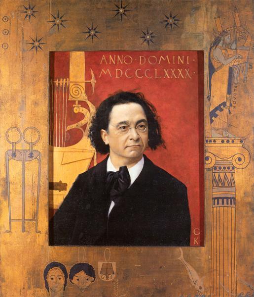 pintura Retrato Del Pianista Y Profesor De Piano Josef Pembaur - Gustav Klimt